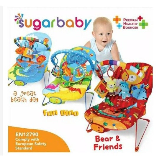 Bouncer Sugar Baby 3 recline posisi bouncer sugarbaby ayunan bayi Sugar Baby Premium Healthy Bouncer