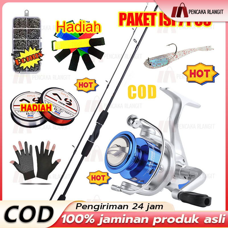 Joran Ul Ultra Light Baitcasting Dan Spinning Renlong 160 180 210 / pancing 1 set lengkap kuat / jor