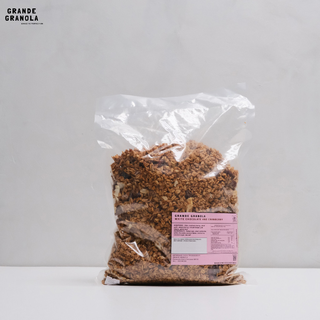 

Grande Granola White Chocolate Cranberry (1kg)