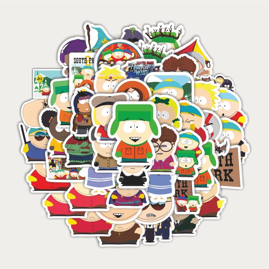 Sticker Pack Stiker Kartun Animasi South Park | Sticker TUMBLR | Stiker LAPTOP KOPER HELM