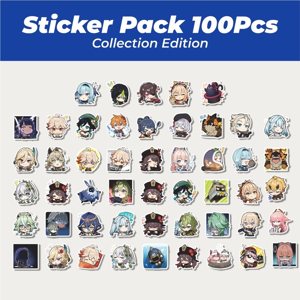 

Hot Stiker Anime Genshin Impact Lucu Anti Air Stikers Berperekat Waterproof Sticker Decal Buat Motor Helm Buku Journal Koper Casing HP Laptop Botol Minum