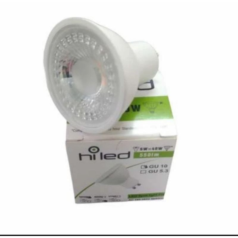 Lampu Halogen 220V GU10 Gu-10 6Watt CDL/WW HILED