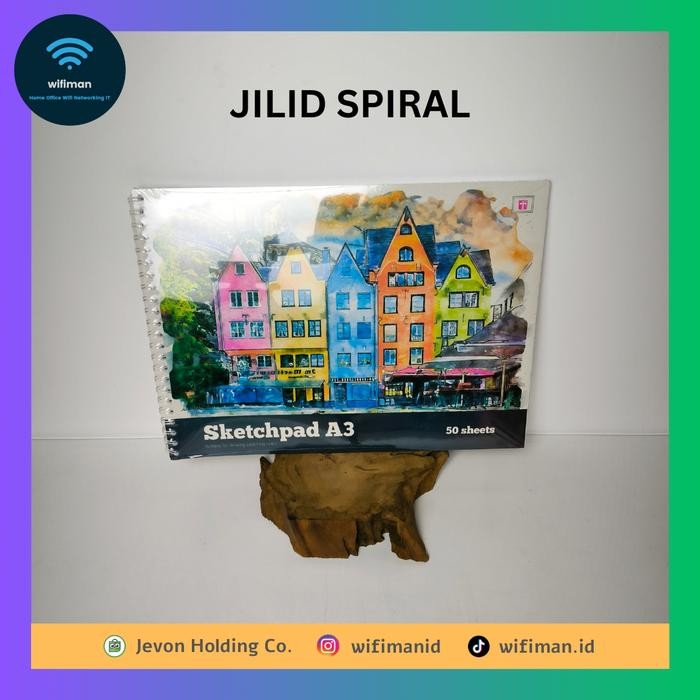 

Tiara Sketch Pad A3 50 Lembar 150 Gr - Buku Sketsa Lukis Gambar Book - Jilid Spiral