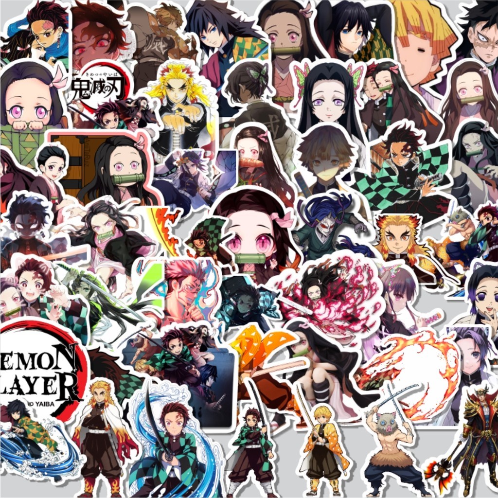 

Stiker Cutting Pack Stiker Anime Demon Slayer Isi 100Pcs Series Aesthetic Lucu Keren Untuk Koper Bahan Vynil
