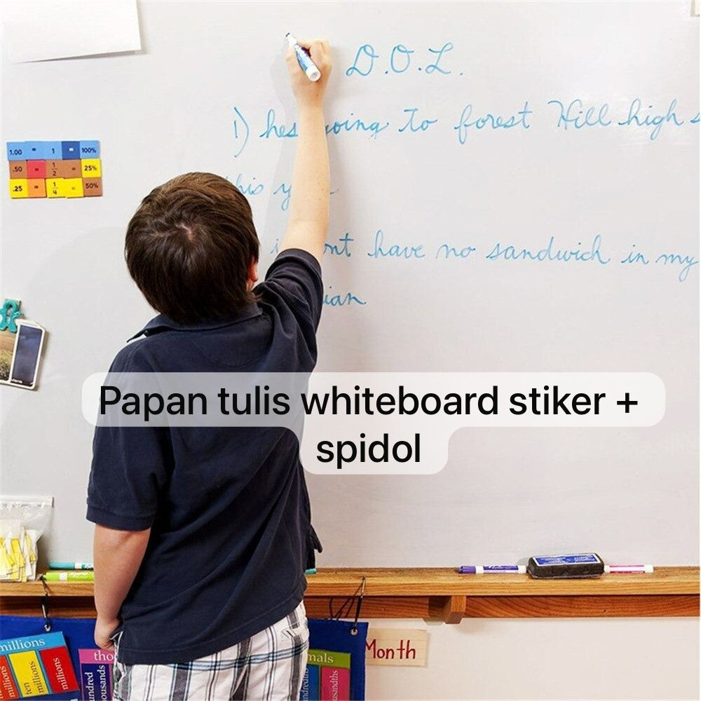 

Stiker Papan Tulis Putih Whiteboard Sticker Stiker Papan tulis Whiteboard dan blackboard