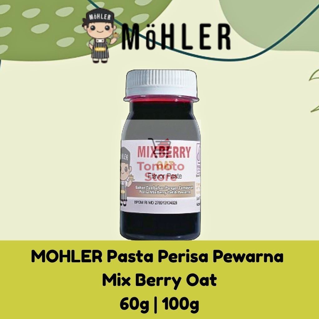 

✨ TOMOTOSTORE ✨ MOHLER Pasta Perisa Pewarna Mixberry Oat