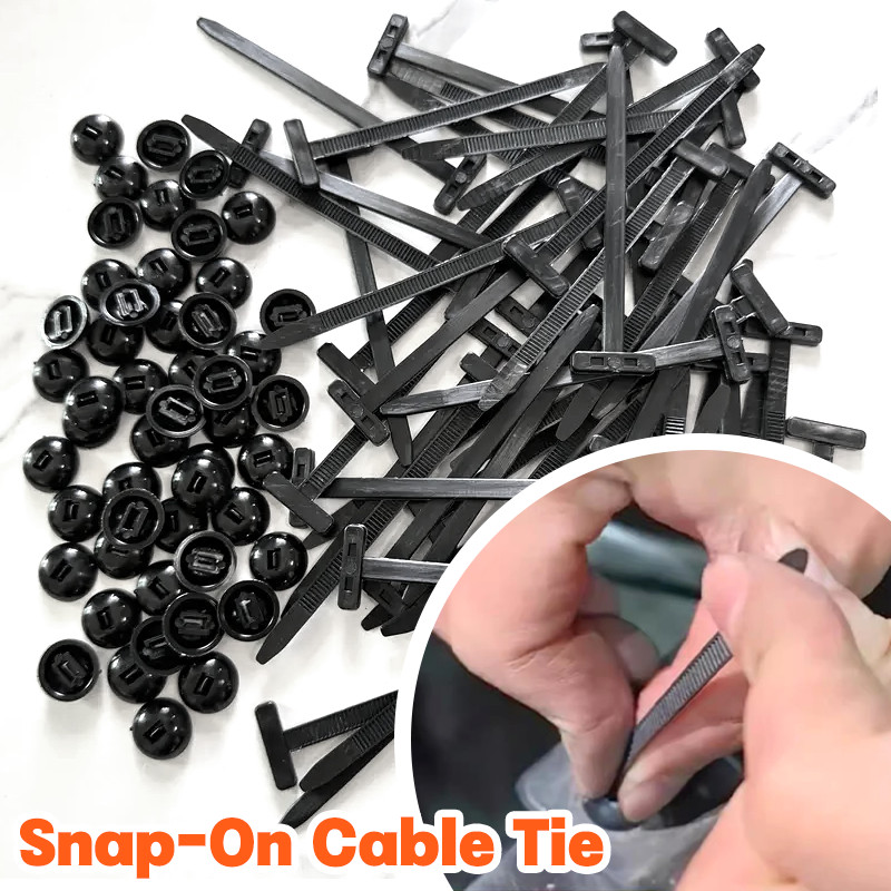 

10/20/50/100pcs Nylon Universal Cable Tie Heavy Duty Self-locking Zip Ties Multipurpose Cable Ties Tool for Car Daily Repair