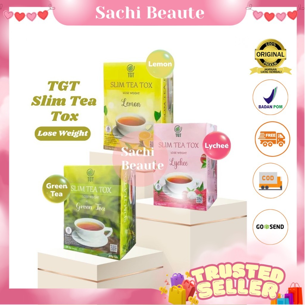 TGT SLIM TEA TOX The Green Tea Slim Tea Detox Teh Pelangsing Penurun Berat Badan Obat slimtea