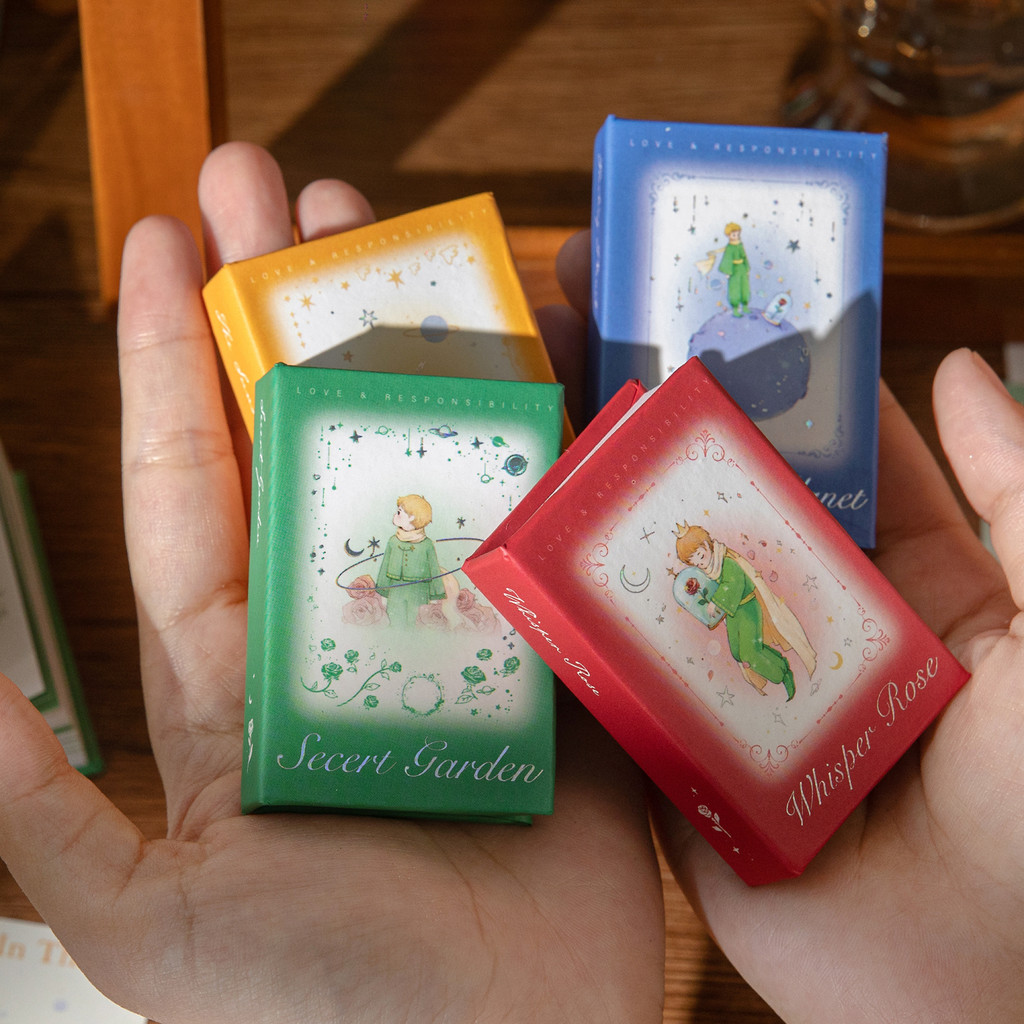 

Little Prince Sticky Note Prince And Rose Romantic Fairy Tale Diary DIY Material Decoration 50 sheets Mini Cute Stickable Notes