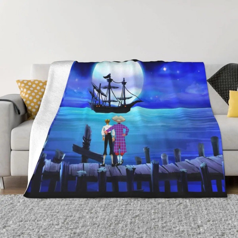 Secret of Monkey Baby Blanket Island  Sofa Cover Coral Fleece Plush All Seasonr  Throw Blankets for 