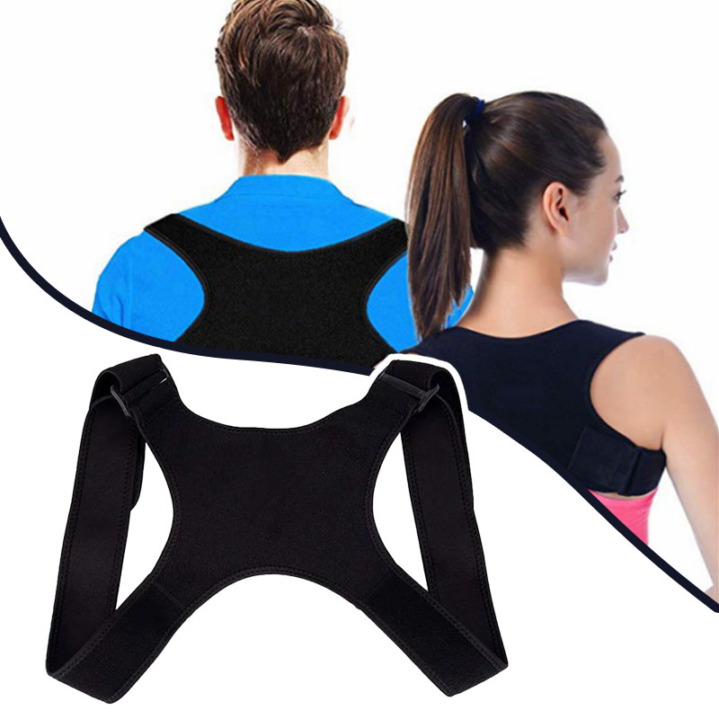 Alat Terapi Penegak Punggung Bungkuk Sabuk Korektor Penyanggah Bahu Penopang Tulang Belakang Sabuk k