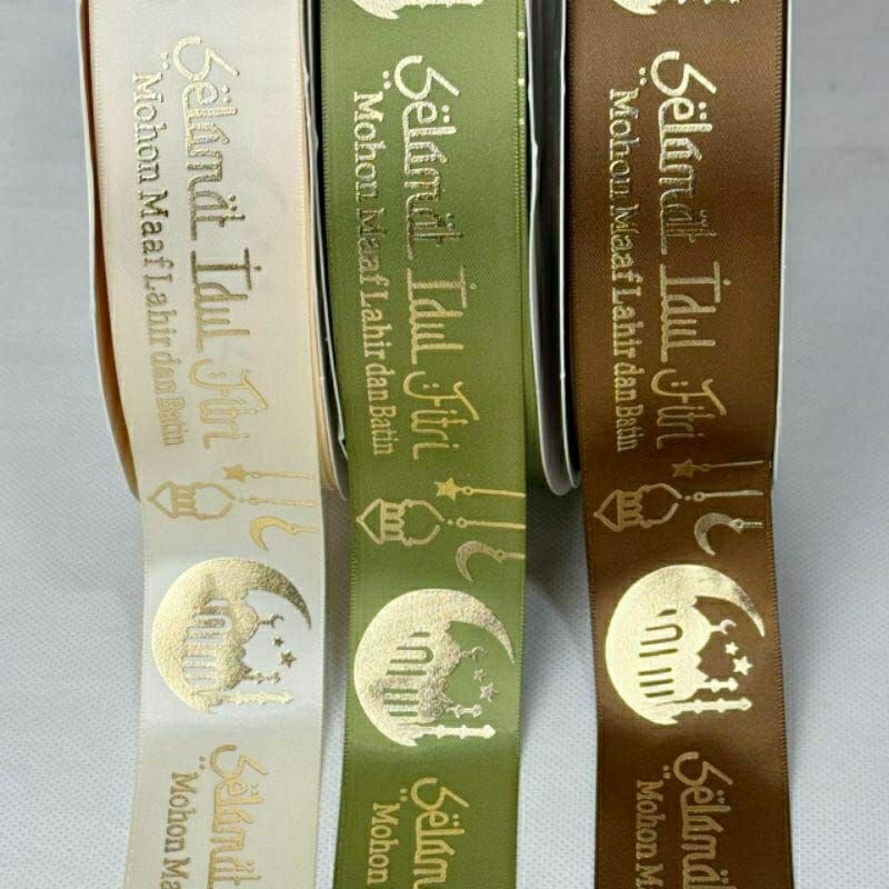 

1 METER - PITA IDUL FITRI PREMIUM LEBAR 2,5 CM | PITA LEBARAN PREMIUM