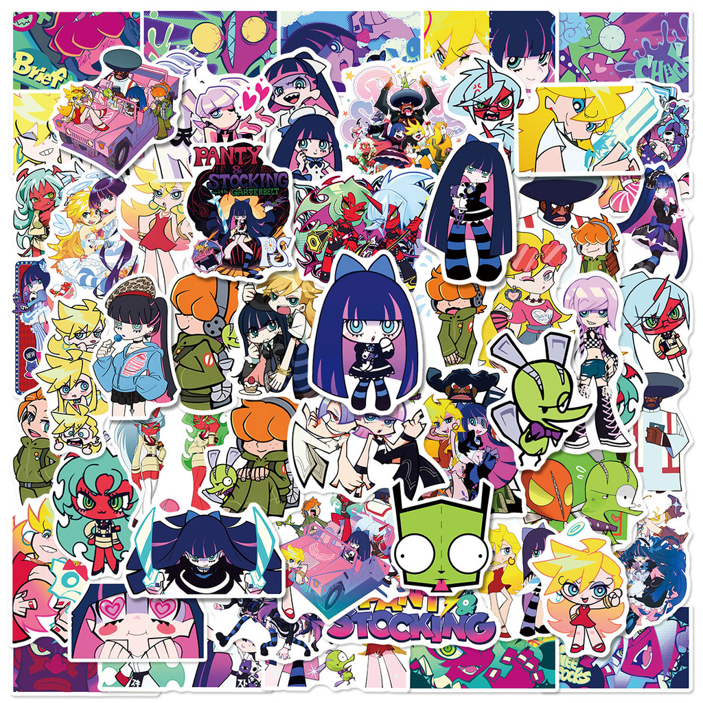 

50Pcs Panty Anarchy Stickers Panty Stocking With Garterbelt DIY Stickers Scrapbooking Phone Luggage Waterproof Decals