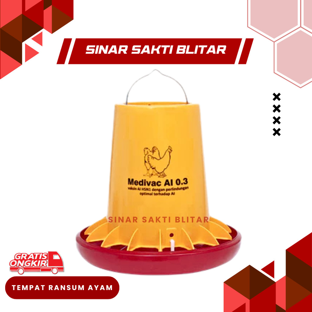 TEMPAT RANSUM AYAM MULTI FEEDER MEDION