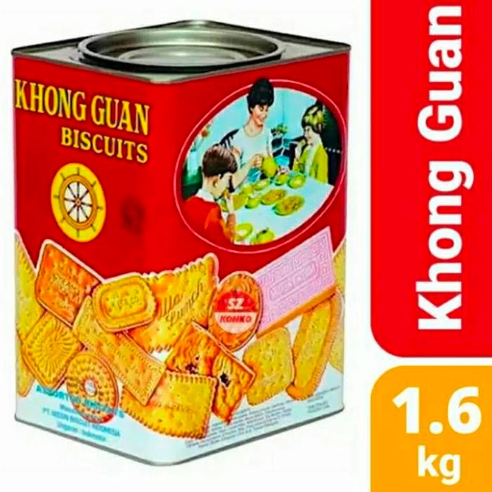 

Khong guan assorted biscuit red tin 1600 gram