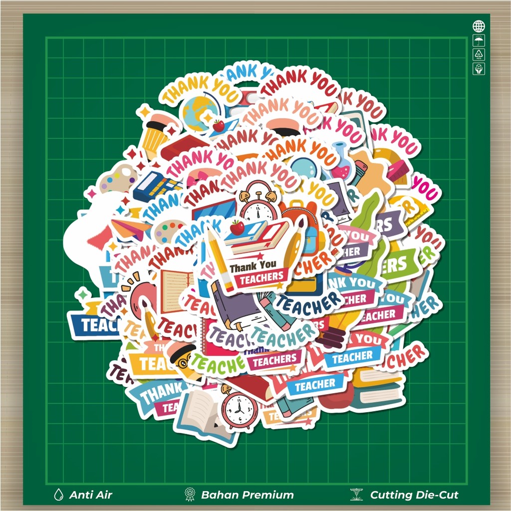 

HOT 50 PCS STIKER Stiker Thank You Versi 2 Stiker Fashion Cars Decal Dingin Kartu Album Custom Vinyl Anti Air- Sticker Aesthetic Buku Journal Koper Casing HP Tablet Laptop Helm Motor Botol Minum