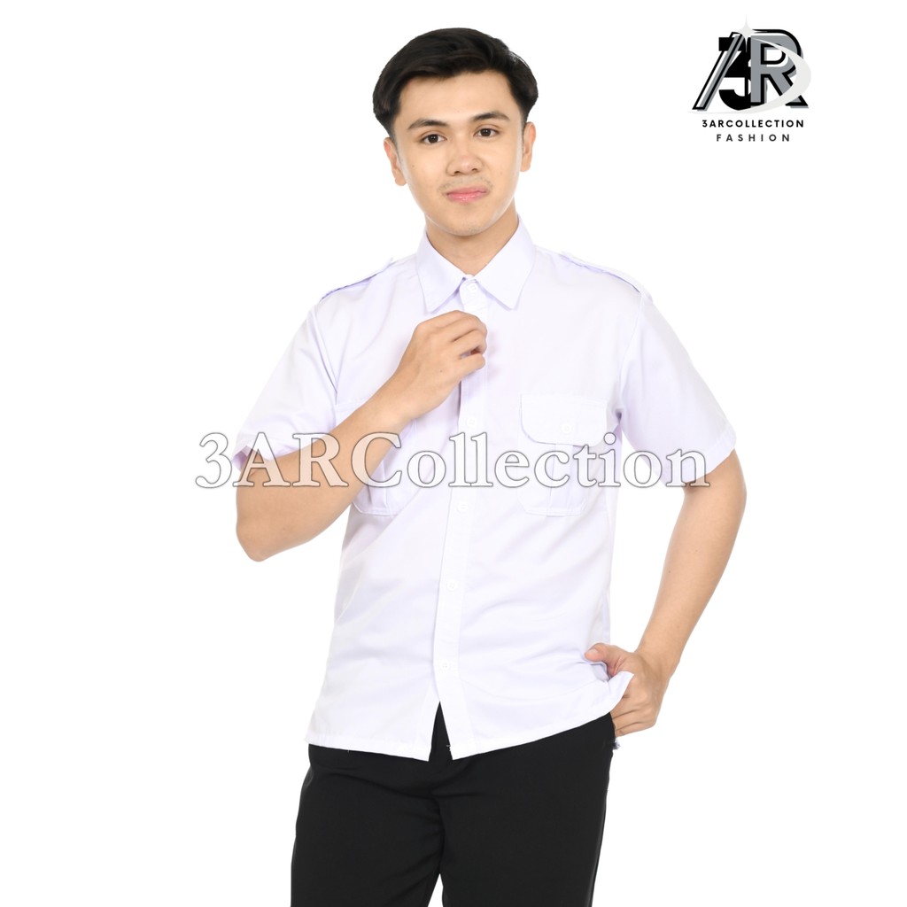 Baju Dinas PNS Pria – Kemeja Putih PDH dengan Bahan Premium