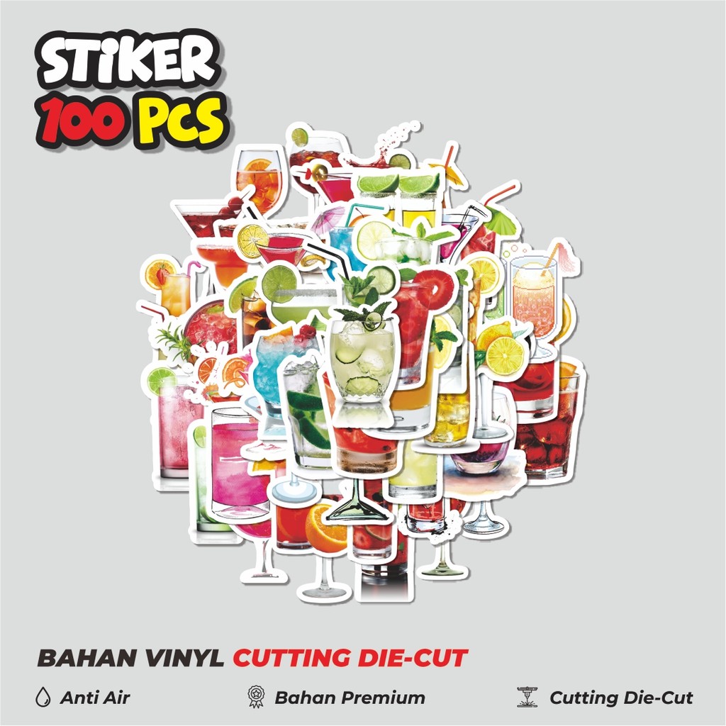 

Terbaru! 50 pcs Stiker Ice Cold Drink [Minuman Es Dingin] Dekorasi Lucu Kreatif untuk Notebook, Skateboard, HP
