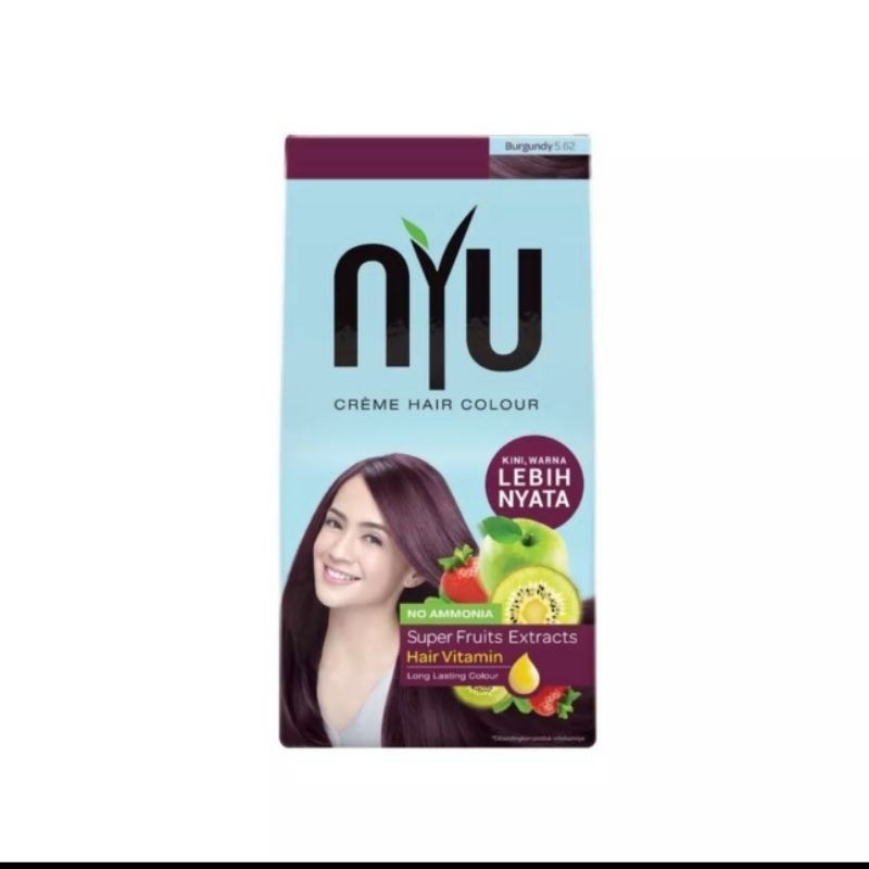 Nyu Creme Hair Burgundy -pewarna. rambut