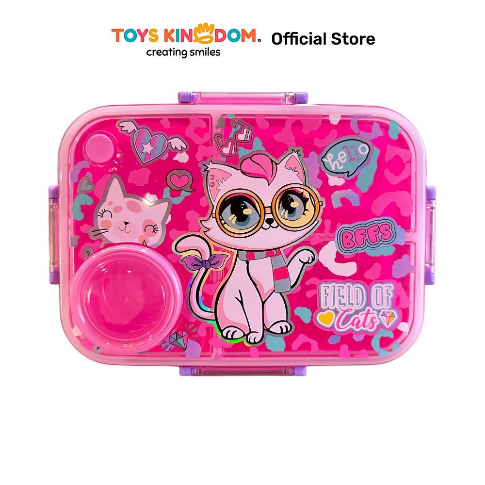 

Toys Kingdom Kiddy Star 1.2 ltr Kotak Makan Anak 3 Sekat Cat - Pink Lunch Box Food Grade Food Box Kotak Bekal Makan Wadah Makanan