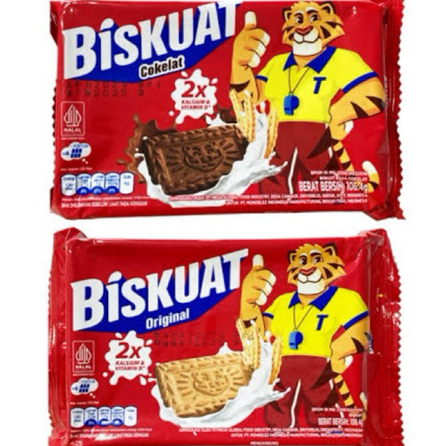 Biskuat Coklat dan Original 106,4gr - ALF
