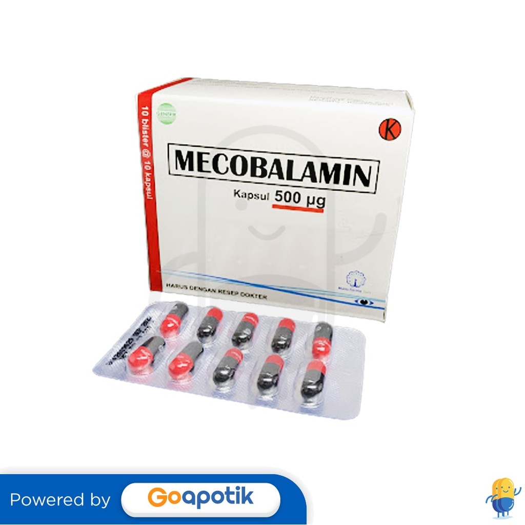 Mecobalamin Mulia 500 Mcg Box 100 Kapsul