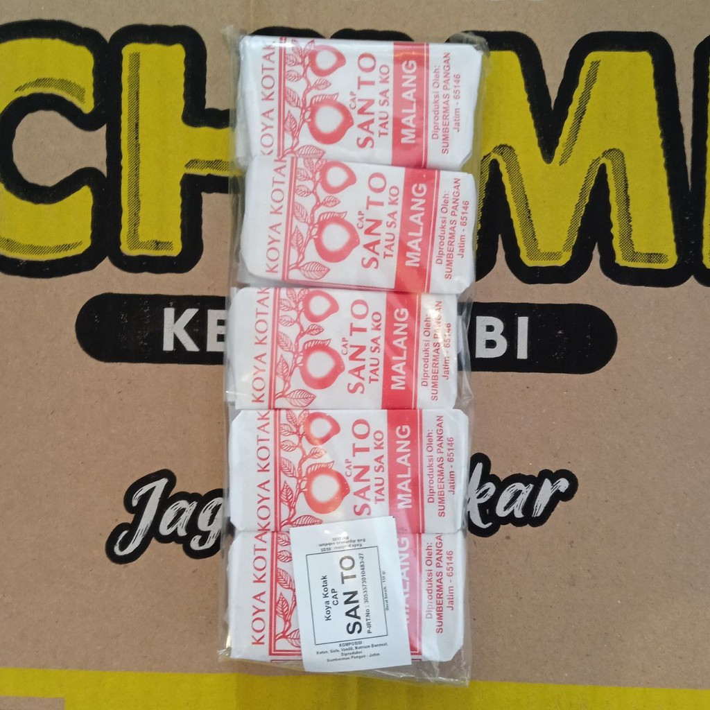 

SAN TO TAU SA KO Kue Koya Satu Satru Kotak ASLI Khas Malang isi 10 pcs