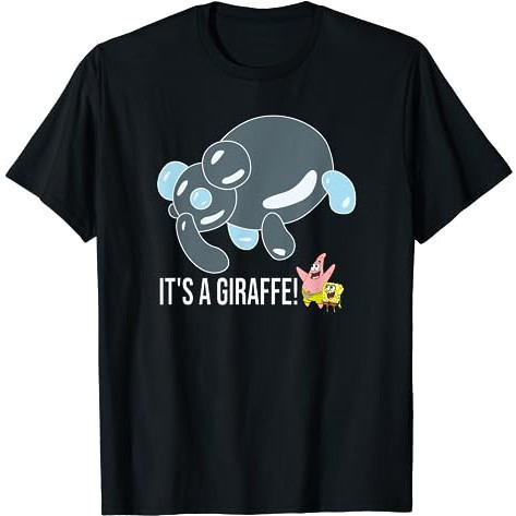Baju Kaos Dewasa Mademark X Spongebob Squarepants - Spongebob & Patrick - It'S A Giraffe
