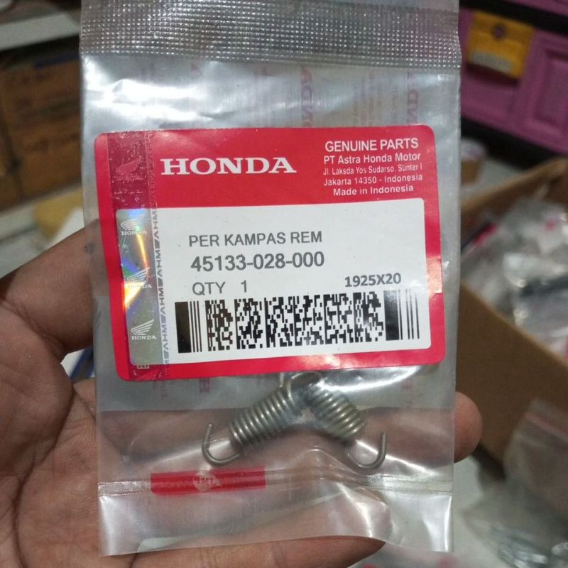 Per Kampas Rem Belakang Grand Supra X Karisma