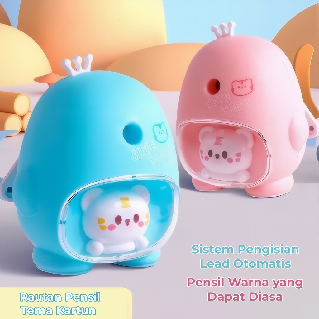 

BOBOMART Sharpener Rautan Serutan Putar Dingb (Kucing, Rumah, DLL)