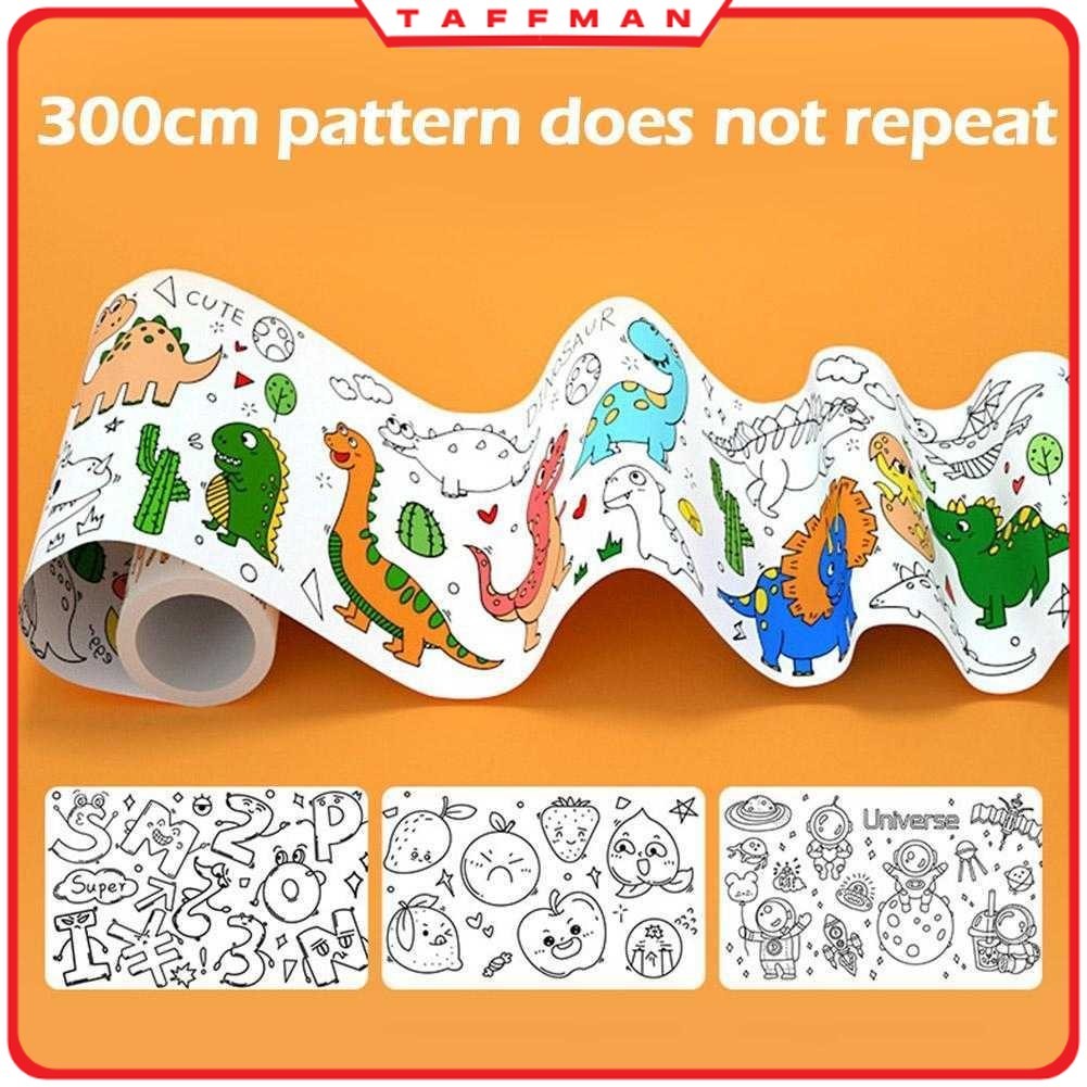 

TM - Kertas Mewarnai Tempel Dinding Drawing Paper Roll 300cm - AM-33