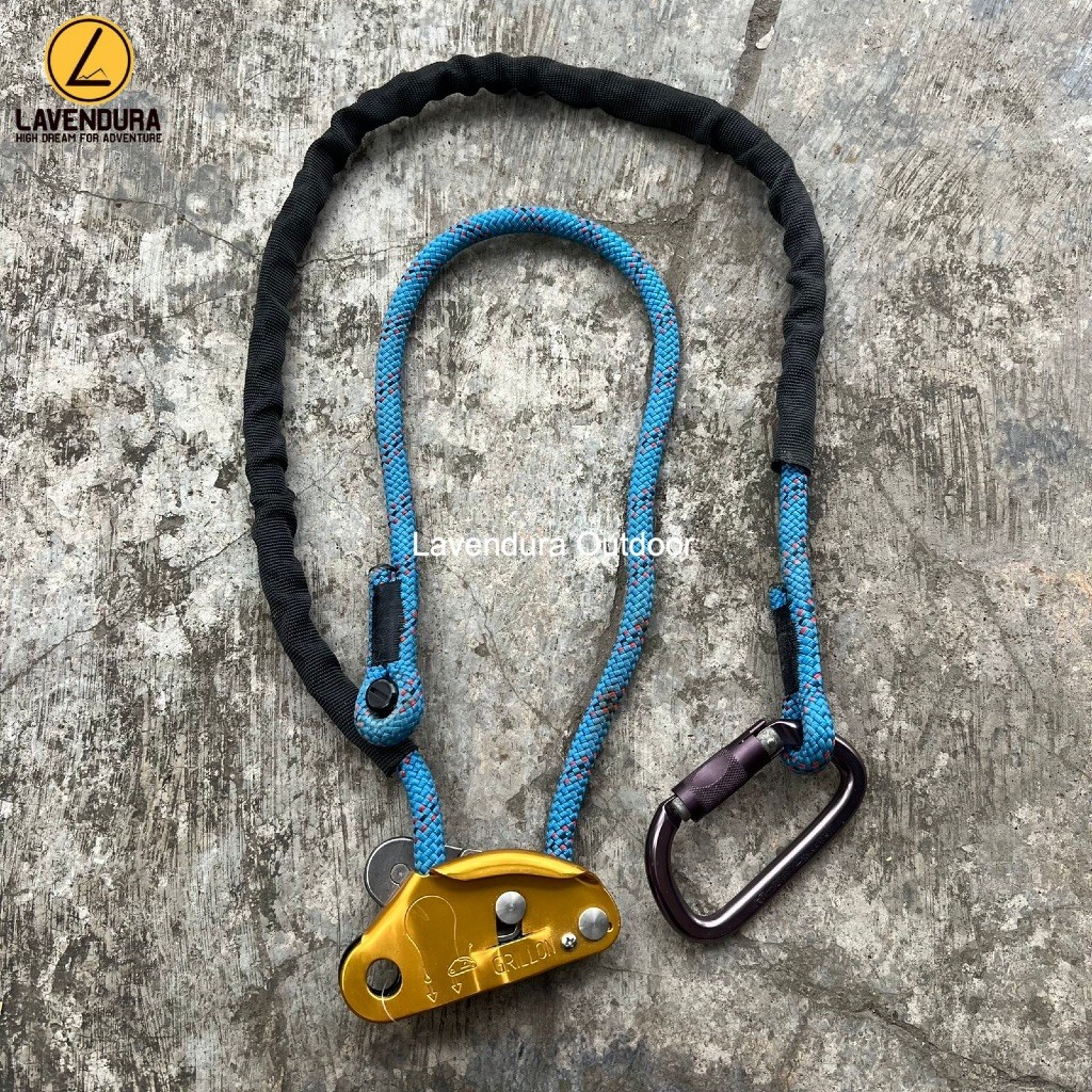 PETZL GRILLON 2M Adjustable Lanyard For Work Positioning Second Petzl Grilon Adjustable Positioning 