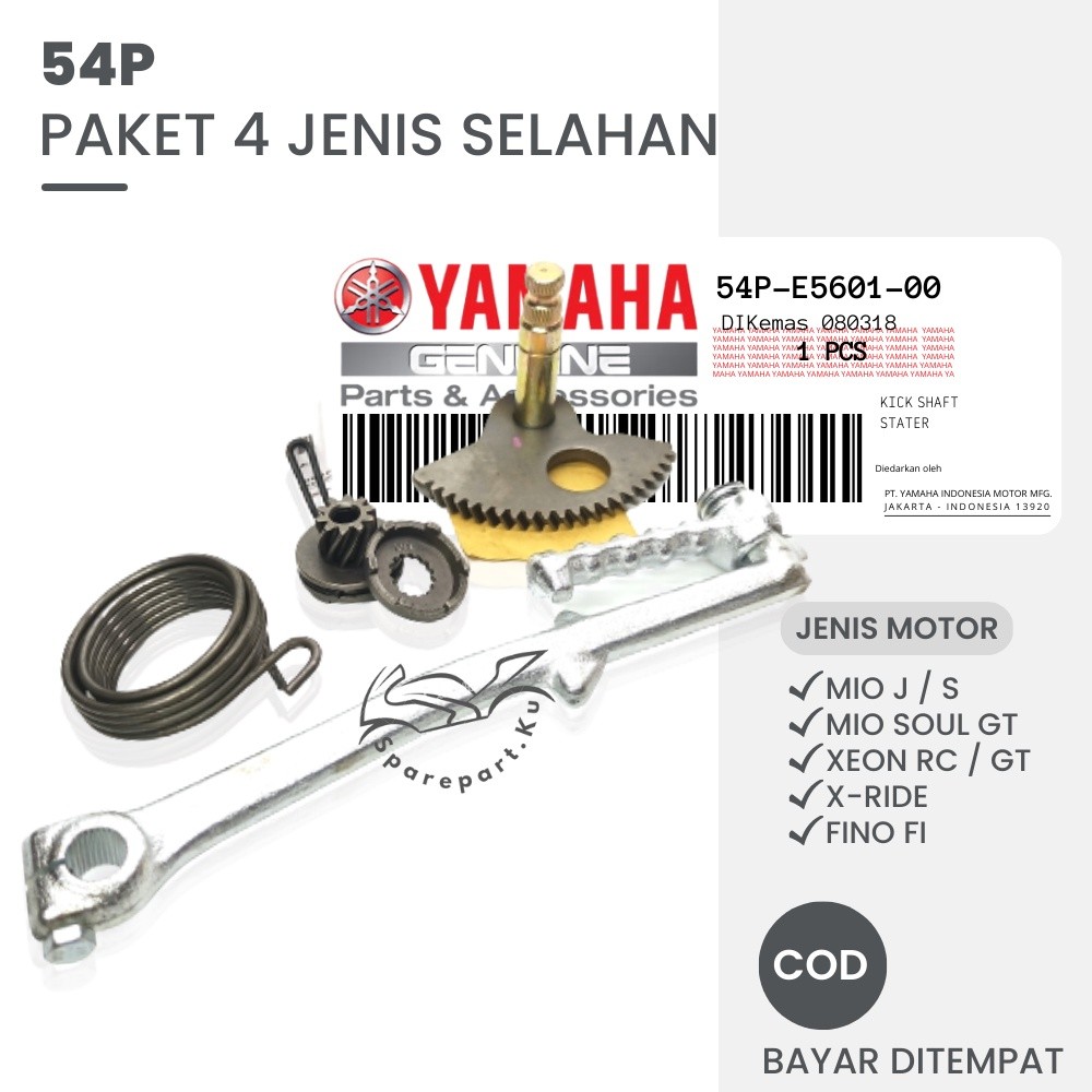 Terlaris (HEMAT) PAKET KOMPLIT YAMAHA MIO J SOUL GT XEON FINO FI / AS SLAH + ENGKOLAN + GIGI PINION 