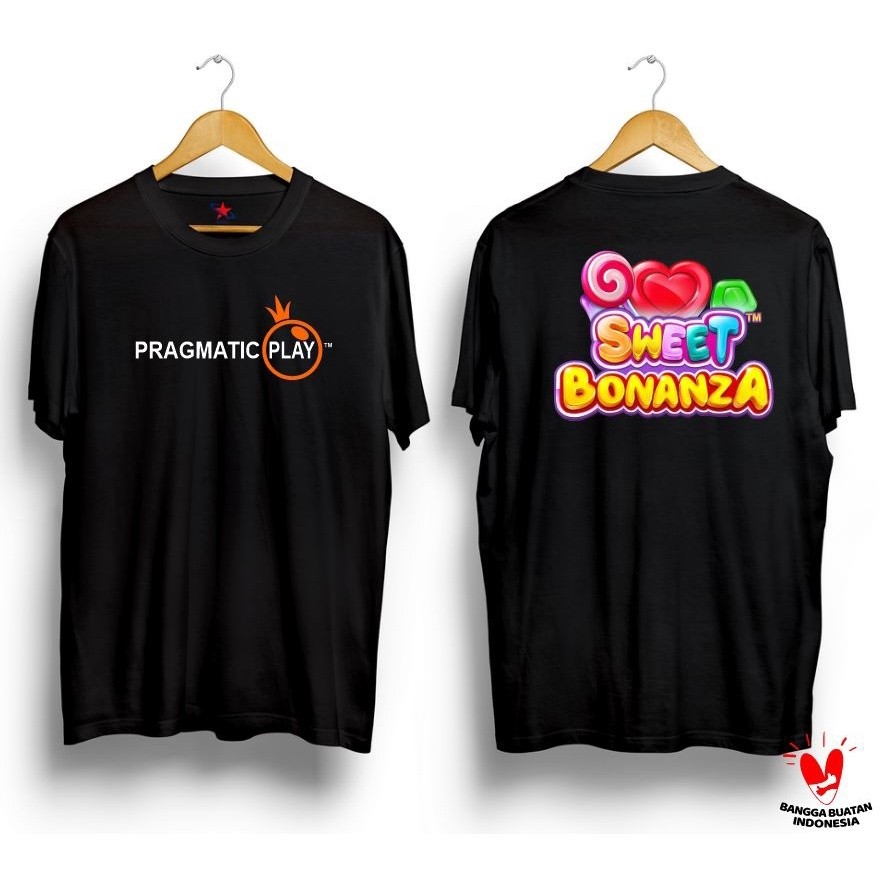 Kaos Pragmatic play SWEET BONANZA , baju kaos slot pria wanita