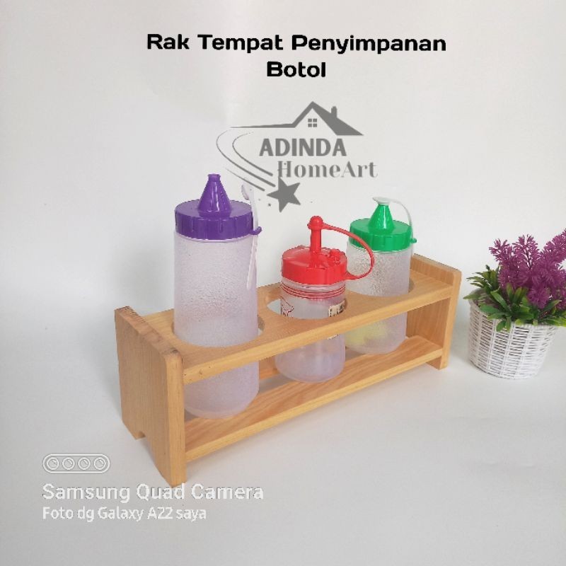 Rak Botol Kecap/ Saus / Minyak FINISHING CLEAR