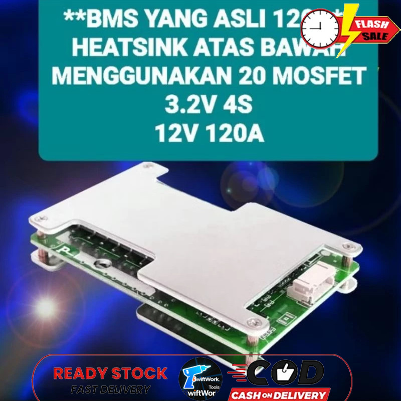 BMS 4S 120A Lifepo4/BMS 4S 120A 12V lifepo4 3.2V COMMON PORT BMS 120A BMS120A