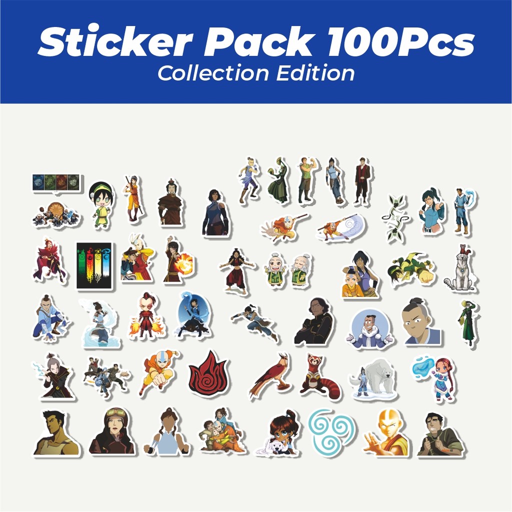 

Hot Stiker Nickelodeon Series Avatar Bender Character Mix 2 Lucu Anti Air Stikers Berperekat Waterproof Sticker Decal Buat Motor Helm Buku Journal Koper Casing HP Laptop Botol Minum