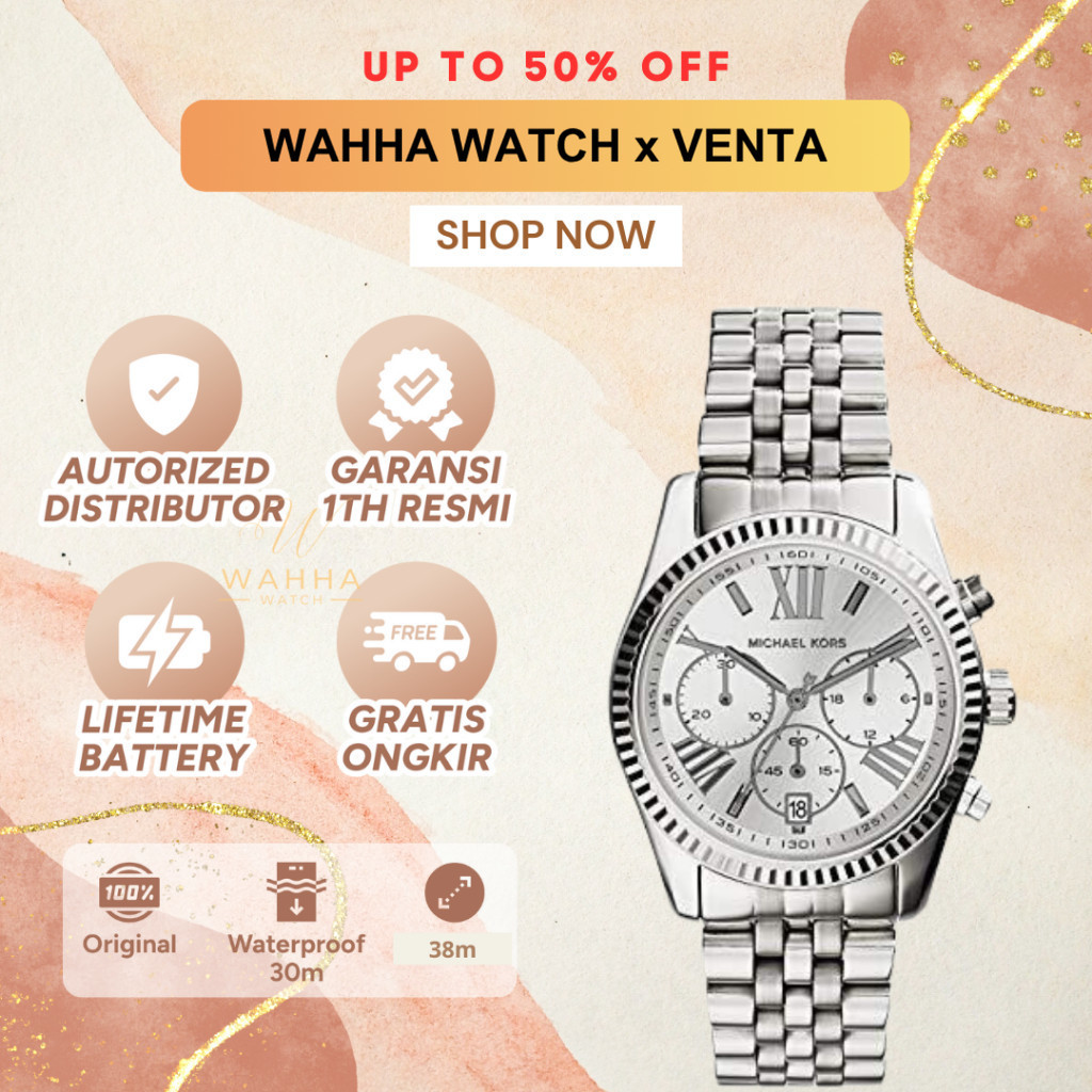 Jam Tangan  MK 5555 Original  Wanita [BERGARANSI]