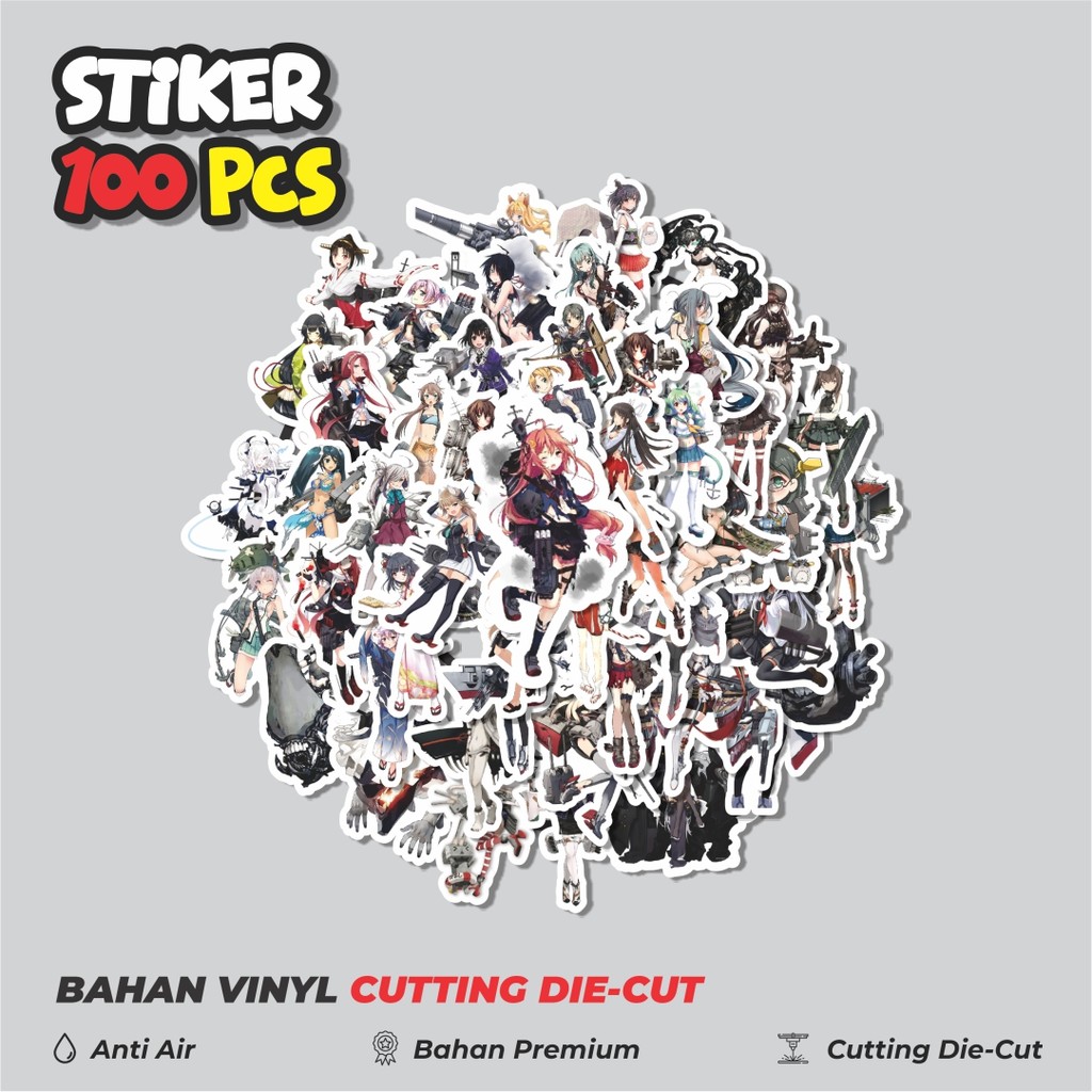 

Terbaru! 50 pcs Stiker Anime Game Series Kantai Collection Character 1 Dekorasi Lucu Kreatif untuk Notebook, Skateboard, HP