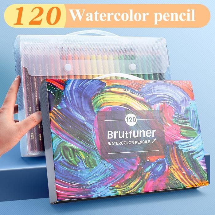 

Pensil Warna Brutfuner Painting Oil Pencil Artist Color Pencil Set 120 - 120 WaterPencil