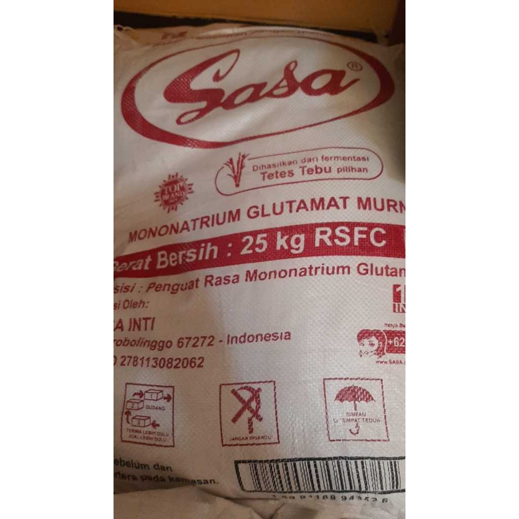 

MSG (Monosodium Glutamat) Vetsin / Micin / Penyedap SASA 25KG