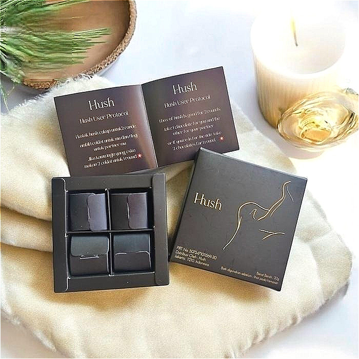 

Hush chocolate Dark Chocolate for couple 32 gram viral untuk suami istri