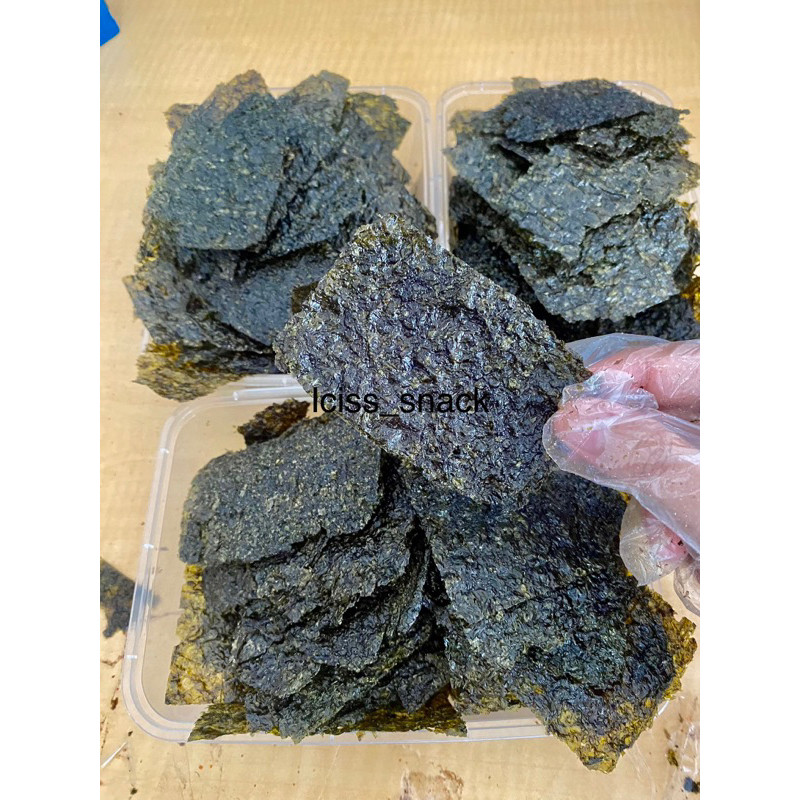 

NORI PREMIUM KEMASAN BOX 500ml/ nori / patahan nori/ rumput laut