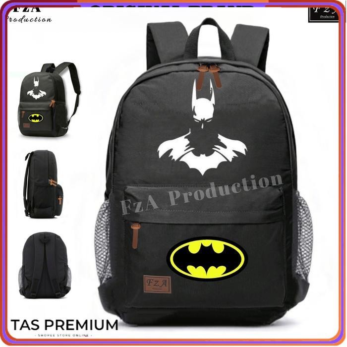 OBRAL Tas Ransel Anak / Tas Sekolah Anak Laki-Laki Original FzA-Red Navy - Batman Kids