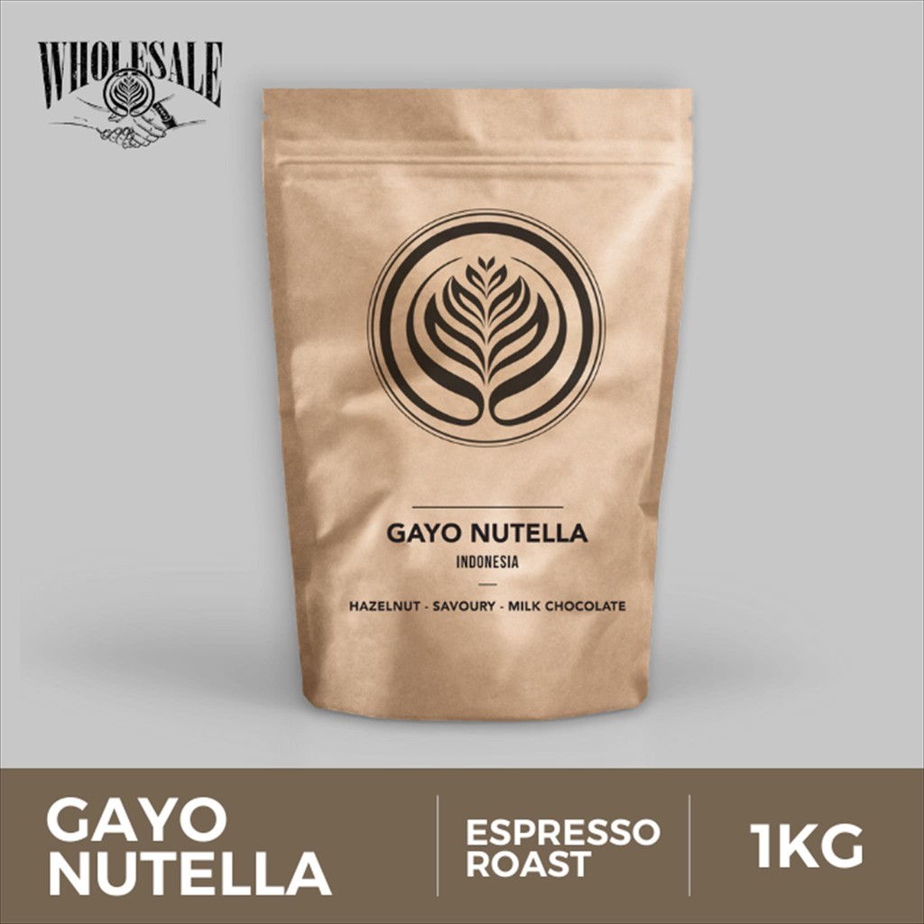 Gayo Nutella 1Kg - Biji Kopi Aceh Arabusta Blend | Coffeenatics