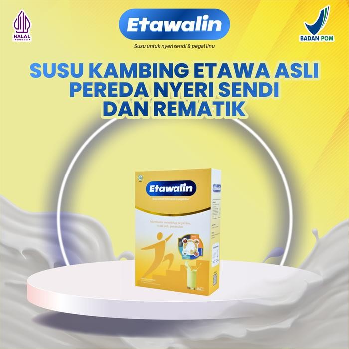 [Promo] Etawalin - Susu Kambing Etawa Asli Pereda Nyeri Sendi dan Rematik - Paket 1 Box
