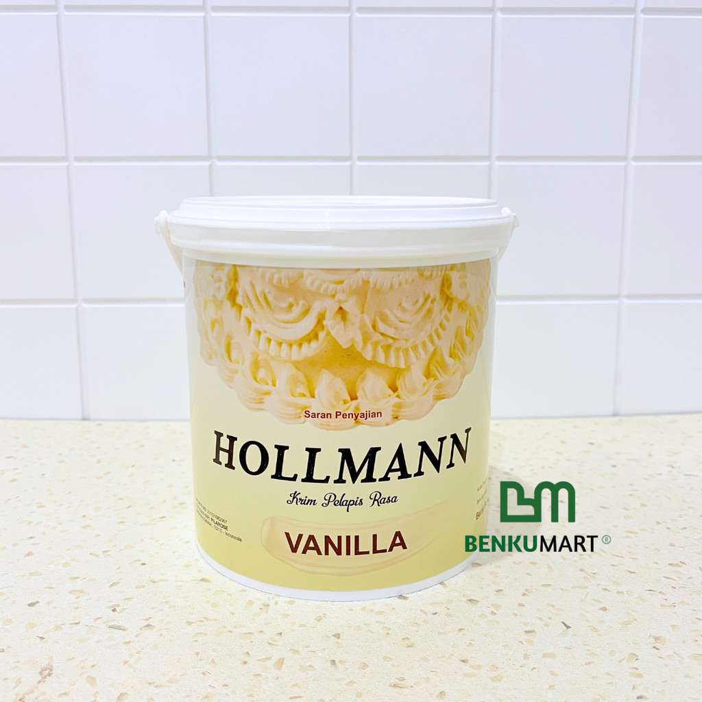 

Hollman Butter Cream Vanilla (1 Kg) | Hollmann Buttercream Vanila / Original