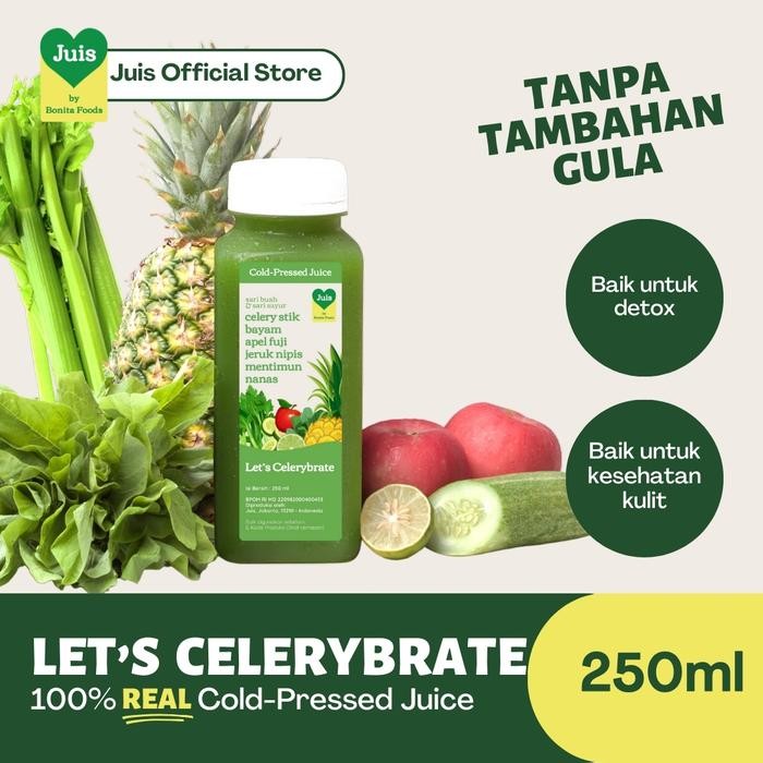 

Juis - Let's Celerybrate 250 ml Cold-Pressed Juice / Jus