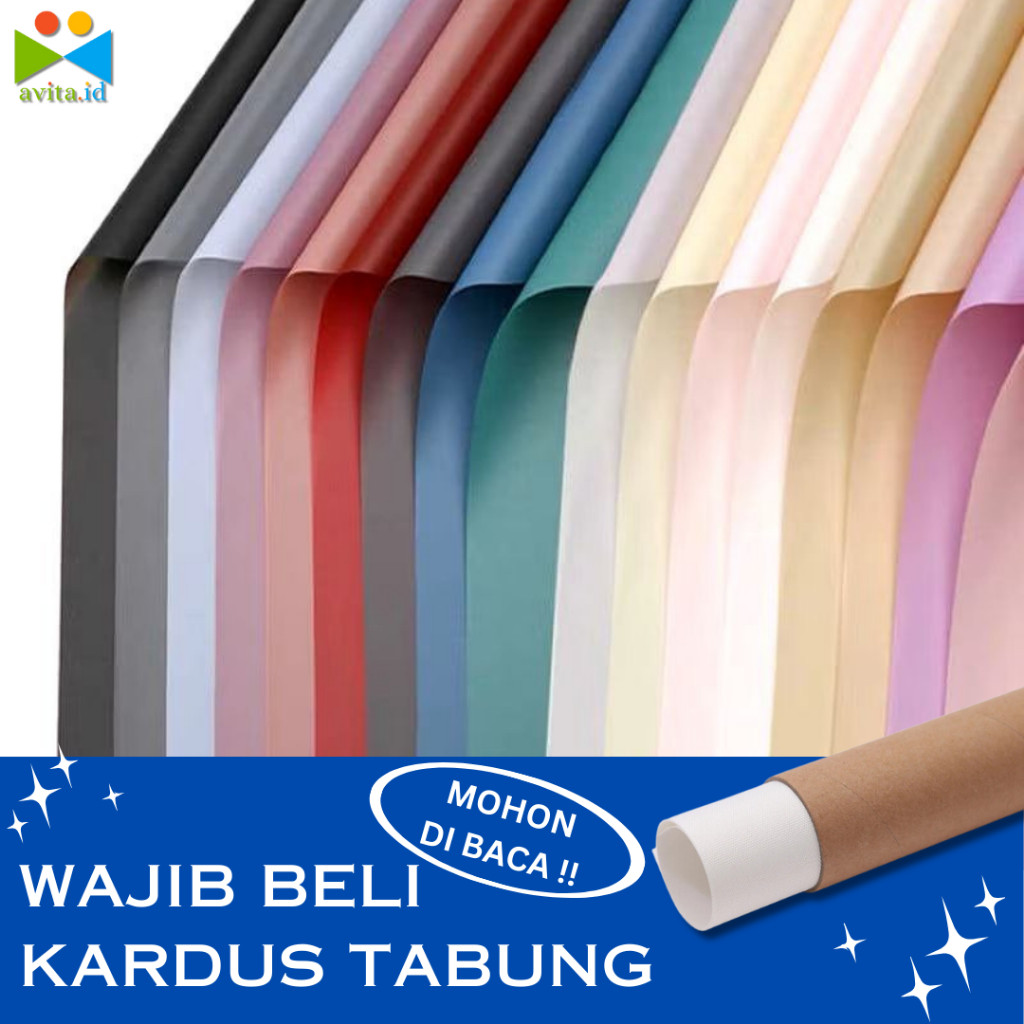cellophane plain soft/cellophane polos warna/cellophane waterproof/wrapping buket korean/cellophane 