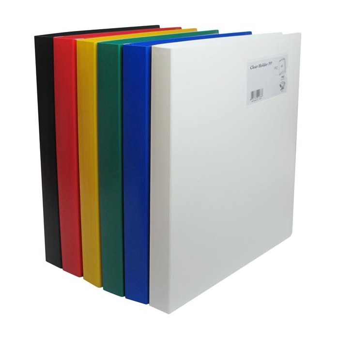 

EAGLE FILES Dokumen Keeper F4 (FOLIO) 40 Pocket / Map Dokumen / Clear Holder / Document Keeper / Display Book - MERAH